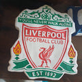 STONE FOOTBALL LIVERPOOL PLAQUE